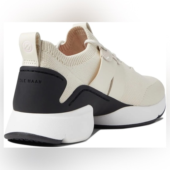 NIB Cole Haan Women’s Zeroground All Day RS Trainer in Beige Knit in size 5 - Picture 3 of 9